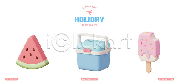시원함 PSD 편집이미지 과일 도시락 디저트 방학 수박 아이스크림 여름 여름휴가 오브젝트 음식 장면 편집3D