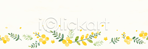 JPG 일러스트 AI일러스트 AI콘텐츠 개나리 국내일러스트 그림 꽃 노란색 디자인 미술 백그라운드 뷰티풀 상징 수채화 식물 잎 자연 장식 조화 초록색 컬러