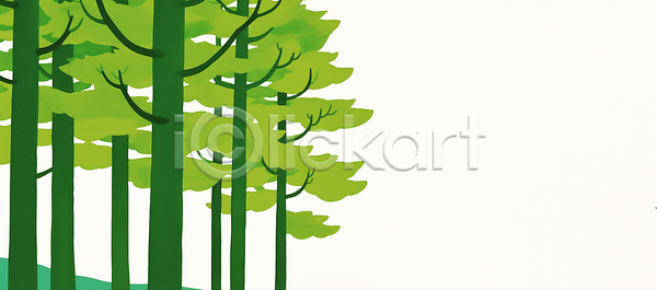 깨끗함 JPG 일러스트 AI일러스트 AI콘텐츠 국내일러스트 그래픽 나무 단순화된 디자인 밝음 백그라운드 숲 식물 잎 자연 줄기 초록색 풍경 하늘 환경 흰색