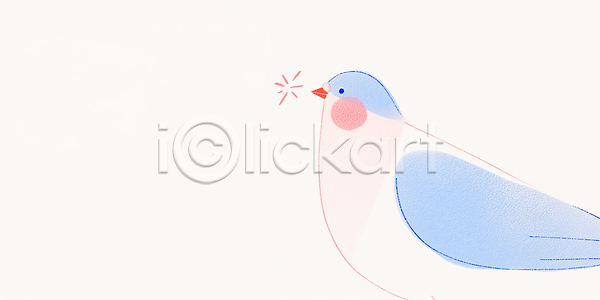 상상 JPG 일러스트 AI일러스트 AI콘텐츠 국내일러스트 그림 동물 디자인 모양 백그라운드 분홍색 소리 음악 입 자연 조류 창의력 컬러 파란색 표현