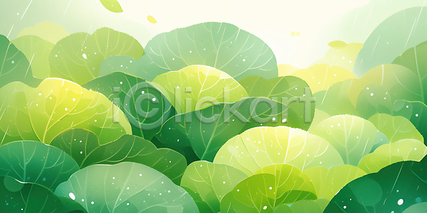 성장 JPG 일러스트 AI일러스트 AI콘텐츠 국내일러스트 기온 날씨 농사 농업 농작물 농장 물 밭 생태계 수확 식물 양배추 원예 잎 자연 초록색 햇빛 환경