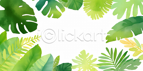JPG 일러스트 AI일러스트 AI콘텐츠 국내일러스트 덩굴 디자인 모양 백그라운드 보테니컬아트 수채화 식물 식물원 여름 열대우림 예술 원예 잎 자연 장식 정원 초록색 컬러 크기 프레임 환경