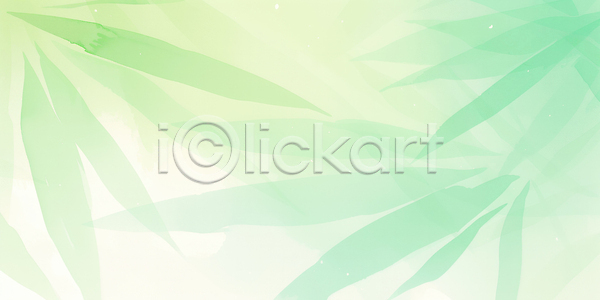 부드러움 JPG 일러스트 AI일러스트 AI콘텐츠 국내일러스트 대나무 백그라운드 보테니컬아트 수채화 식물 잎 자연 초록색 컬러 환경