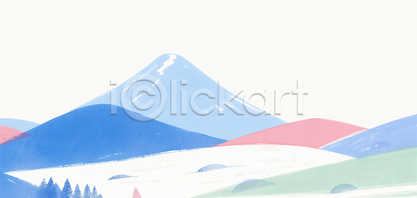 고요 JPG 일러스트 AI일러스트 AI콘텐츠 공간 국내일러스트 그리기 그림 그림자 백그라운드 산 언덕 일상 자연 조용 파란색 풍경 하늘 형상 흰색