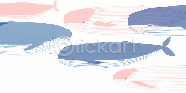 JPG 일러스트 AI일러스트 AI콘텐츠 고래 국내일러스트 동물 백그라운드 수중동물