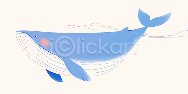 JPG 일러스트 AI일러스트 AI콘텐츠 고래 국내일러스트 백그라운드 수중동물 파란색