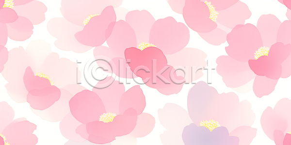 부드러움 분위기 JPG 일러스트 AI일러스트 AI콘텐츠 국내일러스트 그림 꽃 꽃무늬 꽃잎 디자인 백그라운드 분홍색 소프트 수채화 식물 여름 예술 컬러 패턴