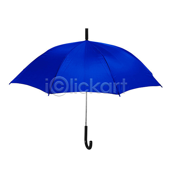 보호 사람없음 JPG 포토 해외이미지 고립 뇌우 손잡이 양산 오픈 옷 우산 유행 컬러풀 파란색 해외202004 흰배경