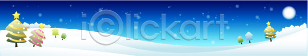EPS 배너템플릿 템플릿 가로배너 겨울 산 크리스마스 풍경(경치) 하늘