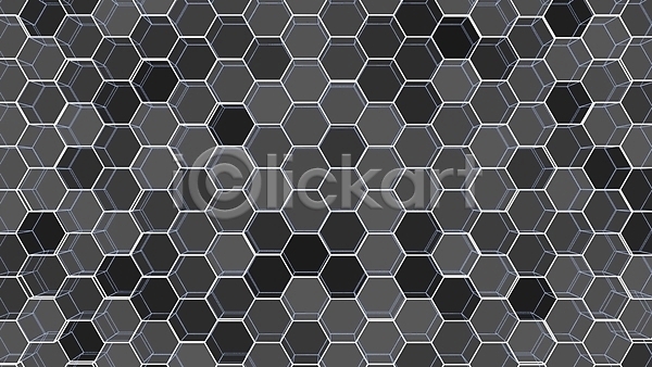 사람없음 JPG 포토 해외이미지 흑백 검은색 그래픽 모양 선 육각형 추상 패턴 패턴백그라운드