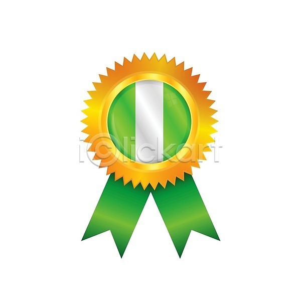 경쟁 사람없음 EPS 아이콘 일러스트 해외이미지 광택 깃발 나이지리아 라벨 리본 메달 배너 배지 상패 세계 심볼 아프리카 초록색 트로피 해외202004 흰색
