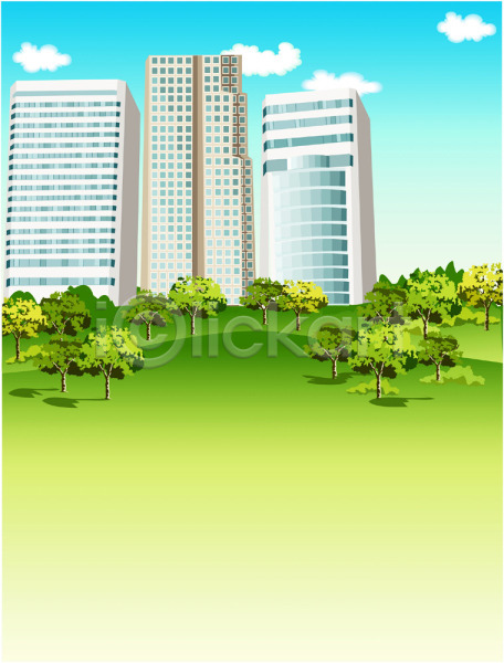 사람없음 EPS 일러스트 건물 건축 공공시설 공원 나무 도시 백그라운드 비즈니스 빌딩 시설물 아파트 야외 자연 주간 풍경(경치) 하늘 현대건축