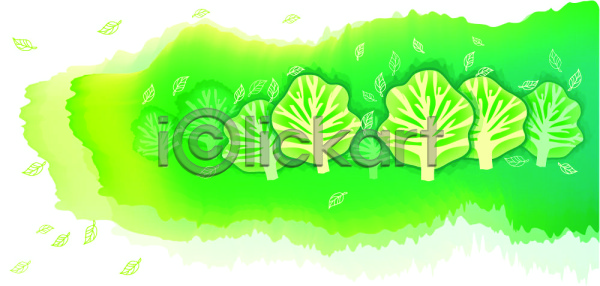 사람없음 EPS 일러스트 계절 나무 백그라운드 봄 사계절 숲 여름(계절) 자연 초록색 컬러 풍경(경치)