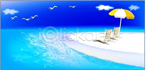 사람없음 EPS 일러스트 갈매기 계절 구름 국내일러스트 동물 바다 백그라운드 사계절 선베드 야외 여름 자연 조류 주간 파라솔 풍경 하늘 해변