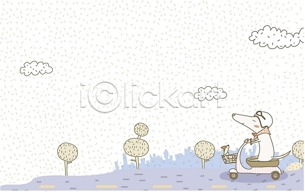 산책 사람없음 EPS 일러스트 가을(계절) 가을배경 개 계절 구름(자연) 닭 동물 백그라운드 사계절 야외 오토바이 육지동물 자연 척추동물 포유류 하늘 헬멧