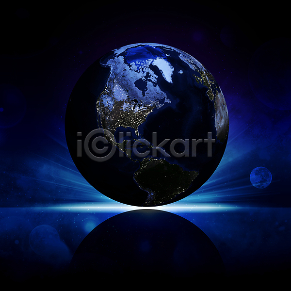 사람없음 3D JPG 포토 해외이미지 SF 검은색 공상 과학 구름(자연) 궤도 반사 백그라운드 별 빛 야간 우주 은하계 자연 지구 하늘 해외202004 행성