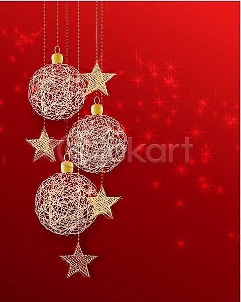 축하 사람없음 EPS 일러스트 해외이미지 12월 겨울 계절 그래픽 디자인 모양 백그라운드 별 빛 빨간색 선 엘리먼트 장식 장식볼 추상 축제 크리스마스 해외202004