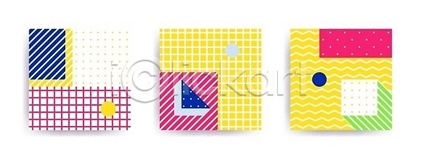 EPS 일러스트 템플릿 해외이미지 구성 그래픽 기하학 노란색 대각선 덮개 디자인 멤피스디자인 모양 미니멀 미술 백그라운드 벽지 복고 분홍색 비즈니스 선 세트 수확 신용카드 엘리먼트 원형 웹 유행 인쇄 정사각형 종이 채우기 천 추상 컬러풀 파란색 팝 패턴 편집 포스터 해외202004 해외일러스트 힙스터