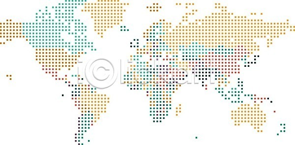 EPS 일러스트 해외이미지 글로벌 남쪽 대륙 디자인 미국 백그라운드 북쪽 빨간색 세계 세계지도 아시아 유럽 정사각형 지구 지도 지리 초록색 해외202004 해외일러스트 호주 흰색