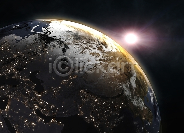 사람없음 3D JPG 포토 해외이미지 SF 검은색 백그라운드 별 빛 빨간색 야간 우주 유럽 자연 전쟁 지구 추상 태양 파멸 폭발 해외202004 행성
