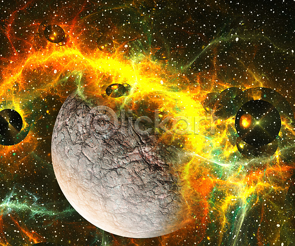미래 사람없음 3D JPG 포토 해외이미지 SF 공상 과학 궤도 백그라운드 별 빛 성운 우주 은하계 자연 컬러풀 폭발 풍경(경치) 하늘 해외202004 행성