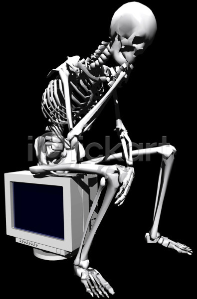 사람없음 3D JPG 일러스트 근골격기관 모니터 뼈 생각 앉기 장기(의학) 전자제품 컴퓨터 컴퓨터그래픽 컴퓨터용품 해골 휴먼