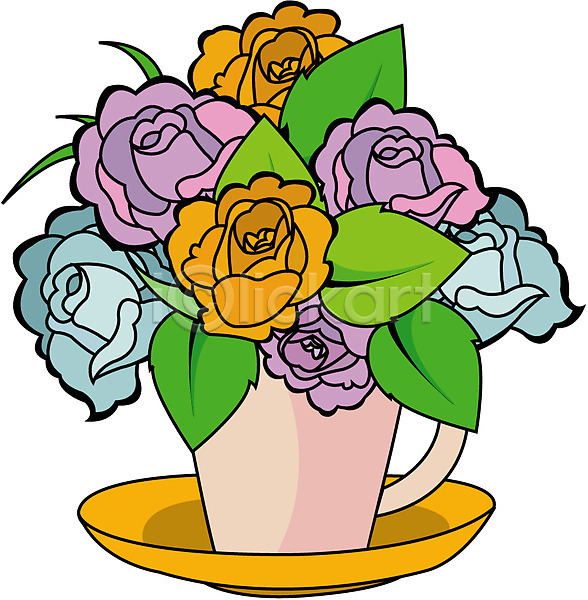사람없음 EPS 아이콘 꽃 꽃꽂이 꽃병 보라색 식물 장미 화분