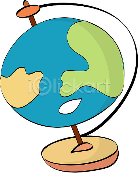 사람없음 EPS 아이콘 과학 사무용품 세계 오브젝트 지구 지구본