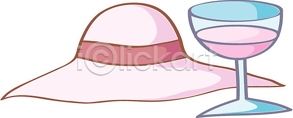 여유 사람없음 EPS 아이콘 모자(잡화) 소풍 알코올 여름(계절) 음료 잔 주류 챙모자 칵테일