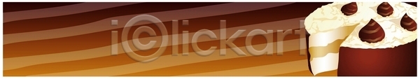 배너템플릿 템플릿 가로배너 디저트 음식 케이크 현수막