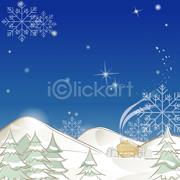 사람없음 EPS 일러스트 겨울 겨울배경 계절 나무 눈(날씨) 눈송이 밤하늘 백그라운드 별 사계절 산 숲 야간 야외 연기 자연 저녁 주택 풍경(경치) 하늘