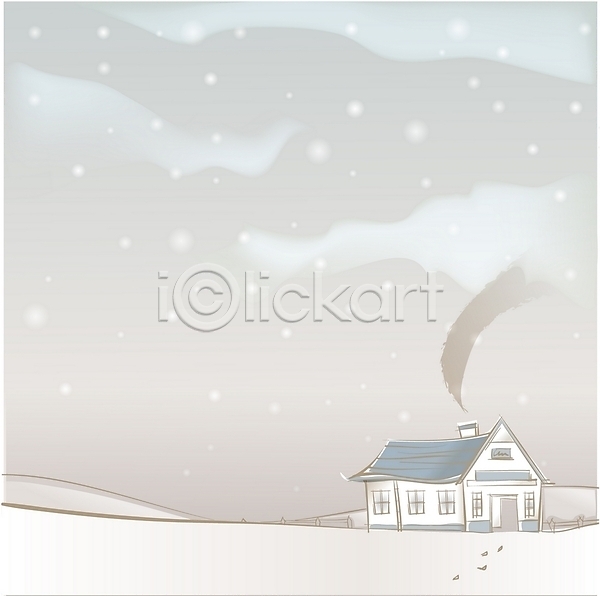 사람없음 EPS 일러스트 건축 겨울 겨울배경 계절 눈(날씨) 백그라운드 사계절 시설물 야외 언덕 연기 자연 주택 풍경(경치) 하늘 현대건축