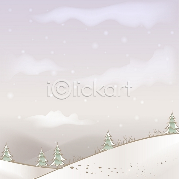 사람없음 EPS 일러스트 겨울 겨울배경 계절 나무 눈(날씨) 백그라운드 사계절 산 야외 언덕 자연 풍경(경치) 하늘