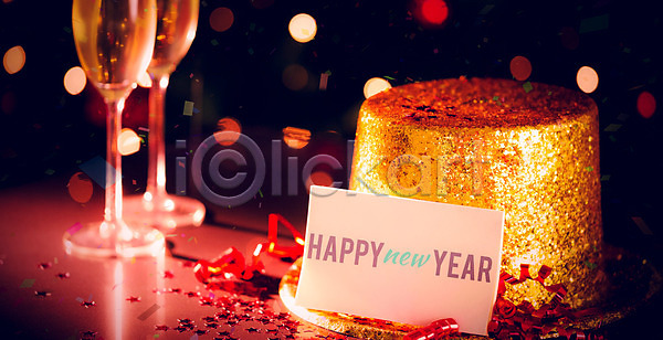 축하 사람없음 JPG 포토 해외이미지 꽃가루 디지털 불꽃(불) 새해 컬러풀 컴퓨터그래픽 파티 해외202004 해피뉴이어