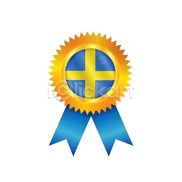 경쟁 사람없음 EPS 아이콘 일러스트 해외이미지 광택 깃발 노란색 라벨 리본 메달 배너 배지 상패 세계 스웨덴 심볼 트로피 파란색 해외202004