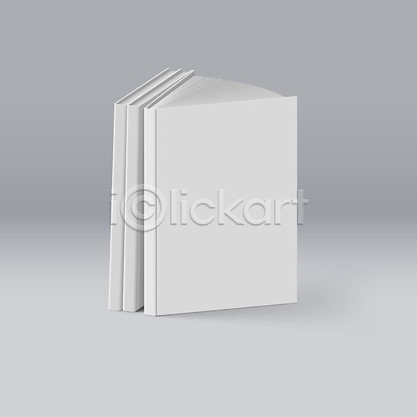 사람없음 3D EPS 일러스트 템플릿 해외이미지 공백 공책 교과서 디자인 레이아웃 목업 세로 쌓기 양장본 오브젝트 정보 종이 책 페이지 펼침 학습 해외202004 흰색