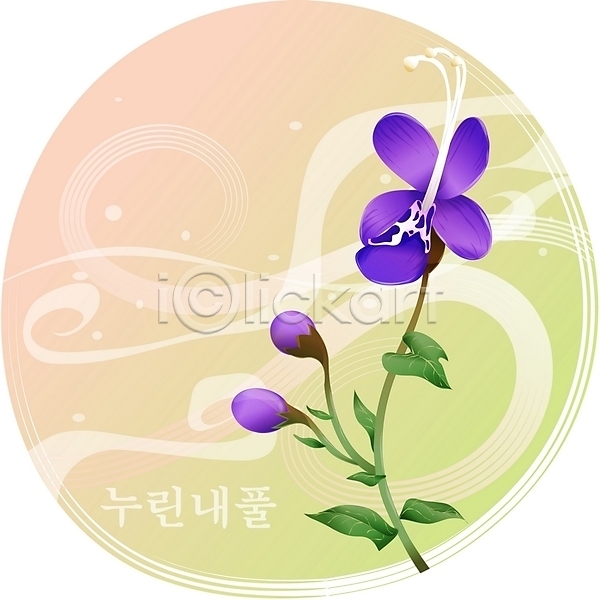 사람없음 EPS 일러스트 꽃 들꽃 백그라운드 보라색 식물 여름꽃 자연 컬러 클립아트