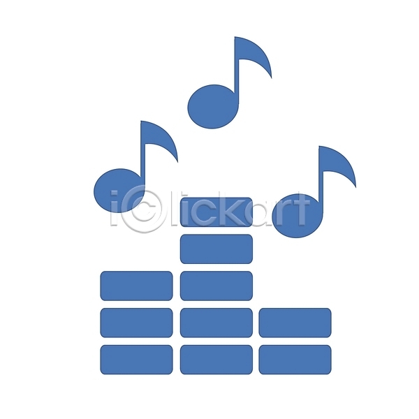 사람없음 EPS 심볼아이콘 아이콘 기호 볼륨 심볼 음악 음표 컬러 파란색