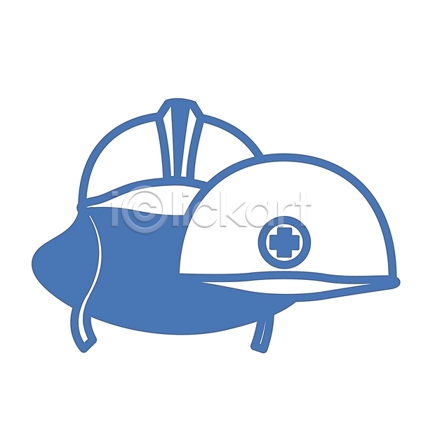 사람없음 EPS 심볼아이콘 아이콘 공사 노동자 모자(잡화) 심볼 안전 안전모 안전제일 잡화 컬러 파란색 헬멧