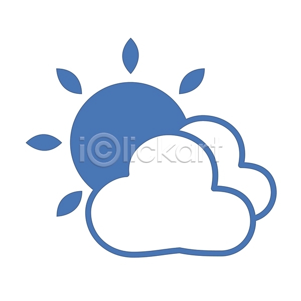 사람없음 EPS 날씨아이콘 심볼아이콘 아이콘 구름(자연) 날씨 맑음 심볼 자연 자연요소 컬러 태양 파란색 해 흐림