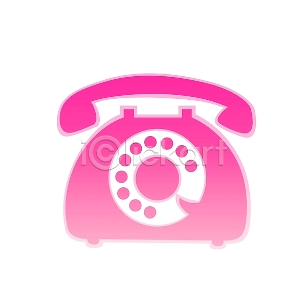 사람없음 EPS 심볼아이콘 아이콘 다이얼 번호판 분홍색 수화기 심볼 전화기 컬러 통신기기 통화