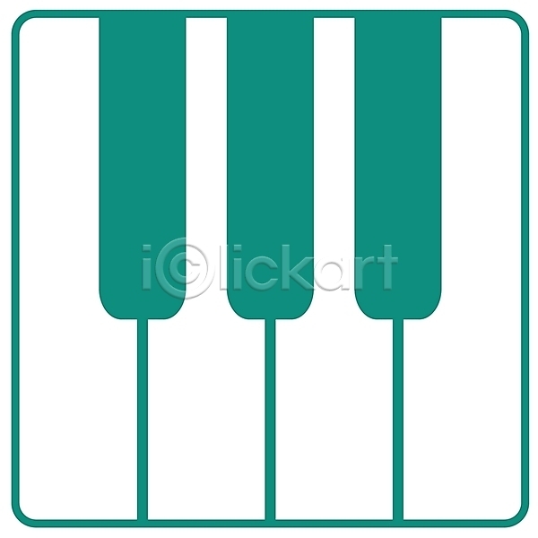 사람없음 EPS 심볼아이콘 아이콘 건반 건반악기 심볼 악기 예술 음악 초록색 컬러 피아노(악기)