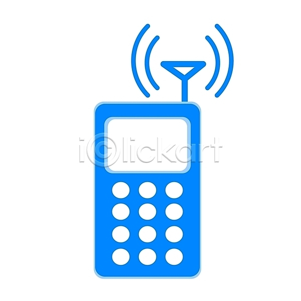 사람없음 EPS 심볼아이콘 아이콘 모바일 무선전화기 심볼 안테나 전자제품 전파 컬러 통신 통신기기 파란색 핸드폰