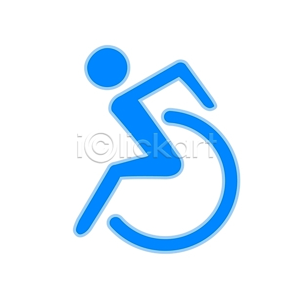 이동 사람없음 EPS 심볼아이콘 아이콘 심볼 의료기기 장애인 치료 컬러 파란색 환자 휠체어