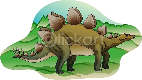 사람없음 EPS 일러스트 공룡 공룡캐릭터 동물 스테고사우루스 야생동물 척추동물 캐릭터 클립아트 파충류 한마리