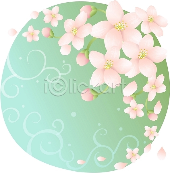 사람없음 EPS 일러스트 꽃 백그라운드 벚꽃 봄꽃 분홍색 식물 자연 클립아트