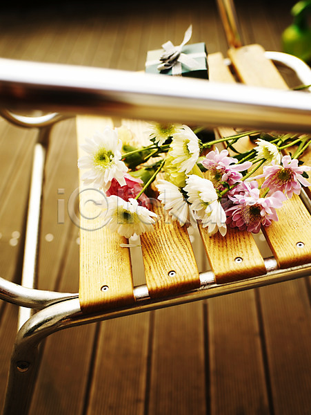 사람없음 JPG 포토 하이앵글 가을꽃 국화 꽃 봄 선물 선물상자 세로 식물 야외 여러송이 의자 카네이션