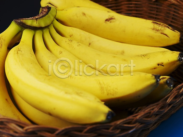 신선 사람없음 JPG 근접촬영 포토 가로 과일 노란색 농작물 바구니 바나나 소쿠리 스튜디오촬영 식물 실내 음식