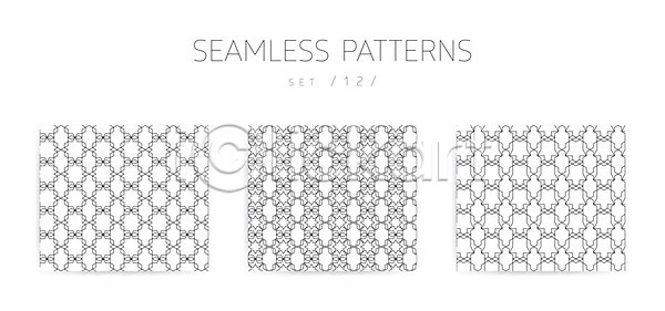 클래식 화려 EPS 일러스트 해외이미지 흑백 검은색 견본 그래픽 기하학 대각선 디자인 마름모 미니멀 백그라운드 벽 벽지 선 세트 쇠창살 수확 아랍어 얇은 엘리먼트 육각형 이슬람교 장식 정사각형 종이 질감 추상 커튼 타격 타일 패턴 편집 폴리곤 표면 해외202004 해외일러스트 흰색