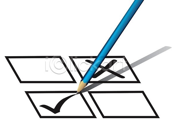 선택 EPS 일러스트 해외이미지 무료이미지 연필 체크리스트 통계 해외202004 해외일러스트